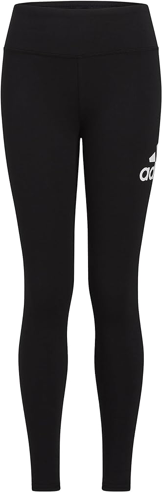 adidas Girls' Essential Sportswear Logo Fitted Legging