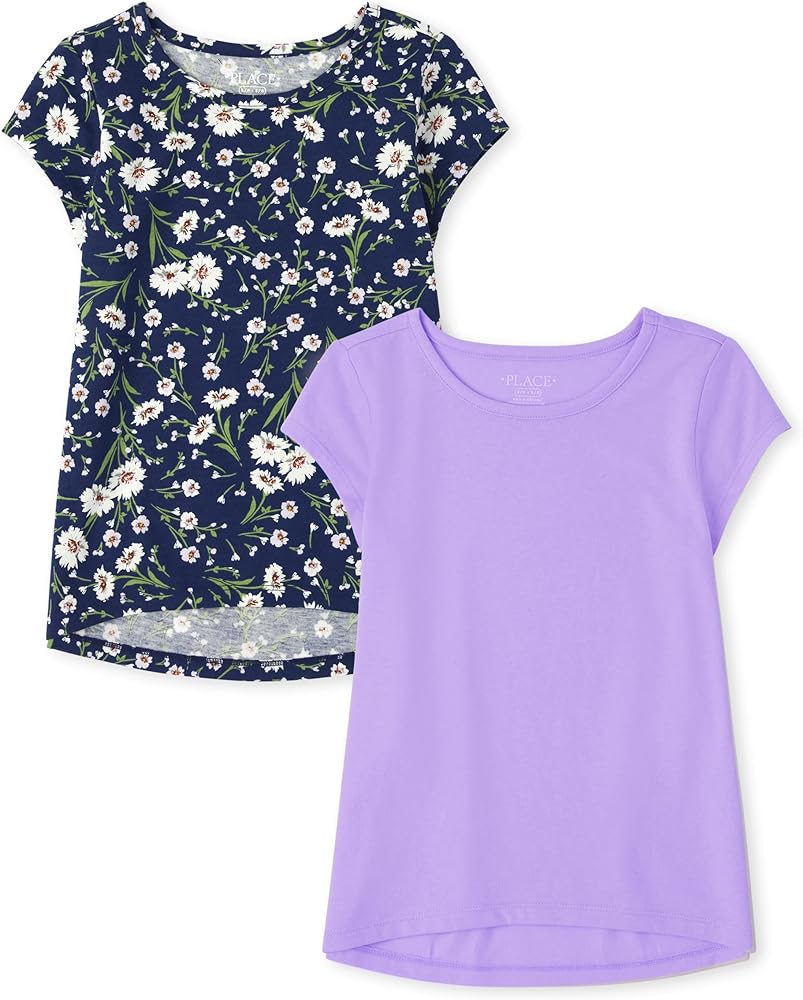 The Children's Place Girls Print Basic Layering Tees