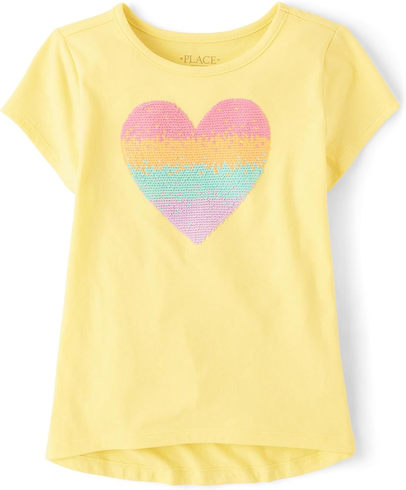 The Children's Place Girls Print Basic Layering Tees