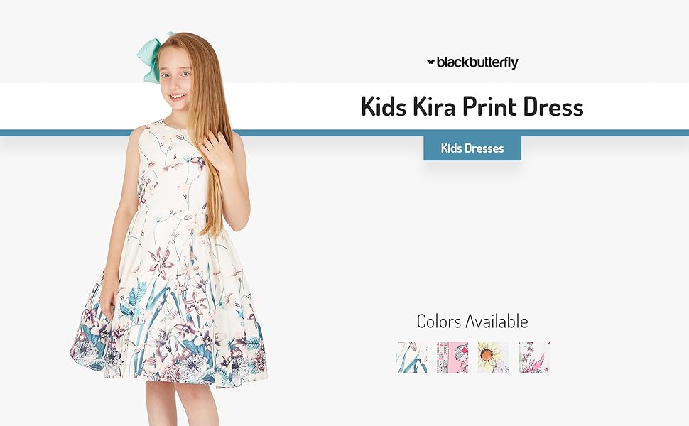 Kids Kira Print Dress