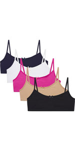 Sweet & Sassy Girls’ Training Bra – 5 Pack