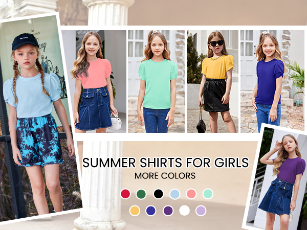 summer shirts for girls