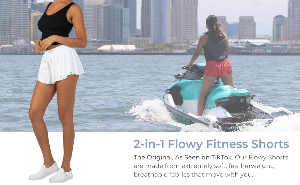 How or where to wear Flowy Fitness Shorts