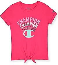 champion girls magenta tee shirt