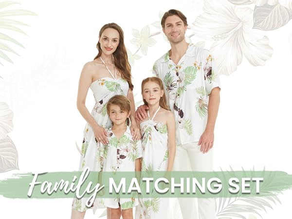 Pineapple Garden White - Family Matching