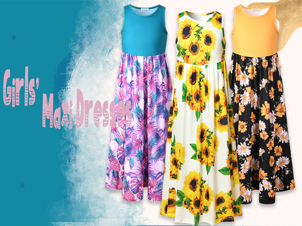 Girls Maxi Dress