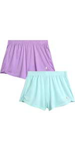 RBX Girls'' Active Shorts - 2 Pack