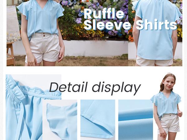 puff sleeve shirts for girls