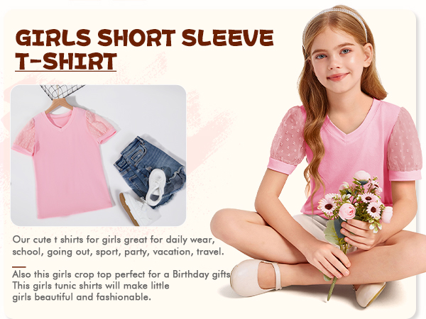 Girls Short Sleeve T-Shirt