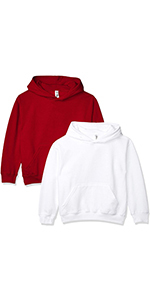 Marky G Apparel Fleece Hooded Pullover Sweatshirt with Pouch Pocket (2296)