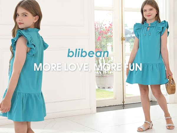 blibean tween girl dress kid outfit clothes clothing size 6 7 8 9 10 11 12 13 14 15 16