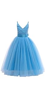 Princess Spaghetti Strap Tulle Dress