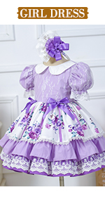 girl purple dress