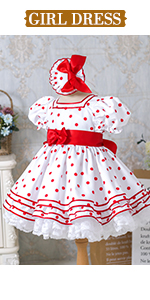 girl polka dot dress