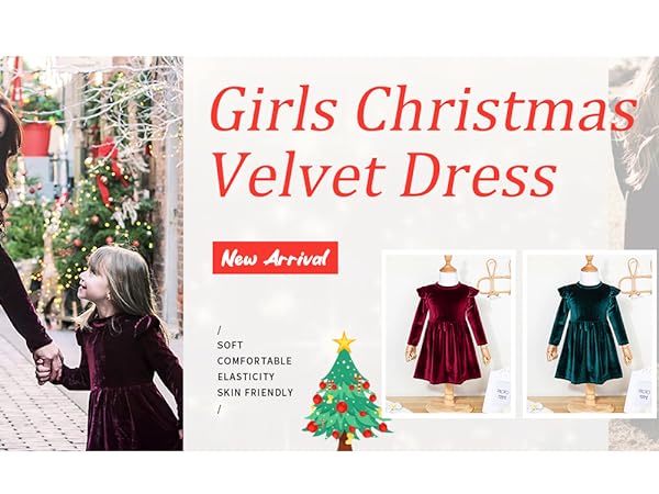 christams velvet dress