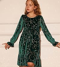 christmas dress for girlsvelvet dress for girls