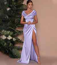 satin bridesmaid dresses