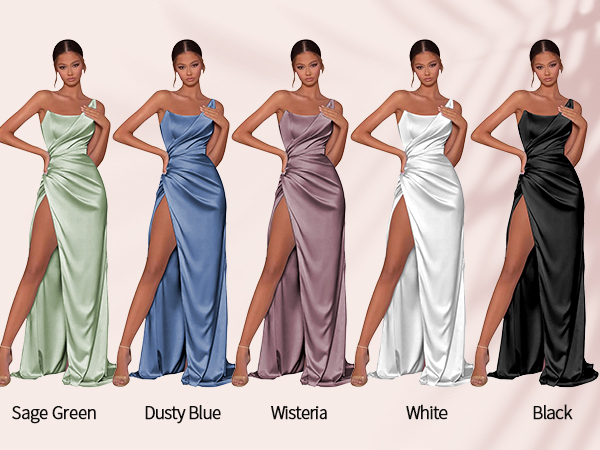 long bridesmaid dresses for women