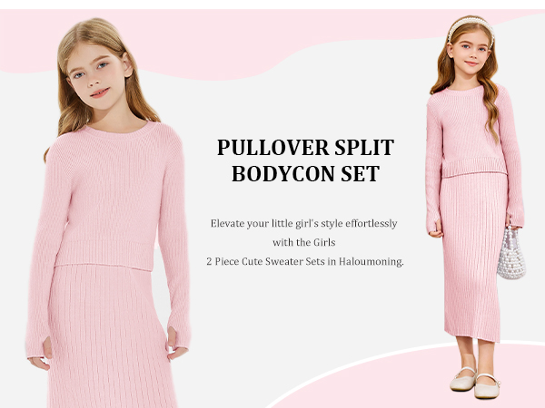 Pink Sweet Sweater Set