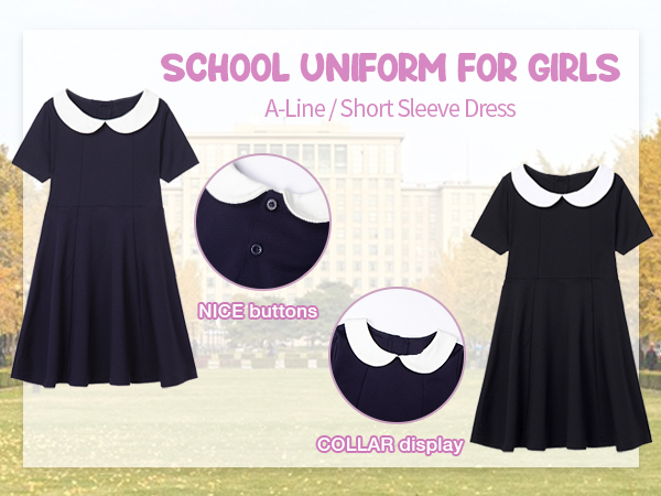 girls school uniform dress