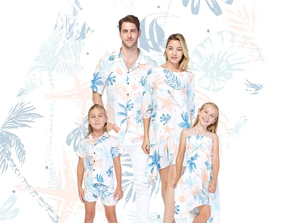 Sandy Beach White - Family Matching