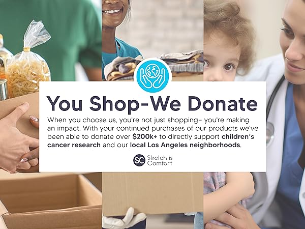 You Shop-We Donate. every year we donate lots of money to our local los angeles neighborhood