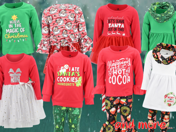 Girls Christmas outfits