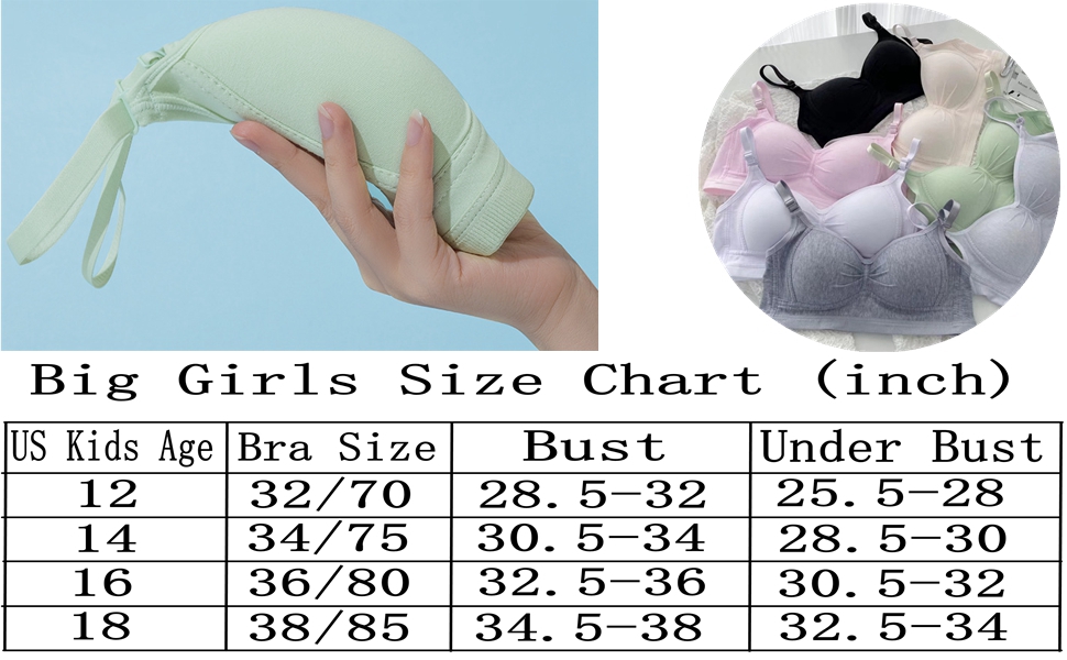 Not only comfortable cotton bras for teens, also great as everyday bras for women with A cup