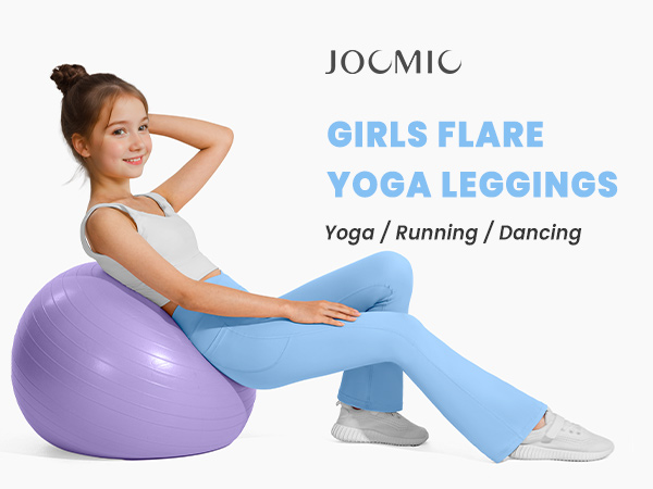 girls flare yoga leggings