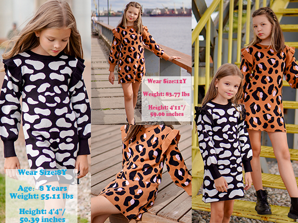 girls leopard dress