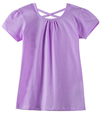 girls criss cross shirt