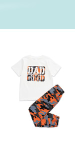 Big Boys cacom Clothing Sets Short Sleeve Tee and Jogger Pants 6-11 Years