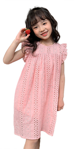 girls ruffle dresses