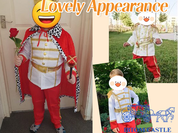 kids halloween costume boys boys carnival party fancy clothes king triton costume 