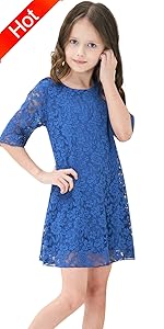 blue dress for girls