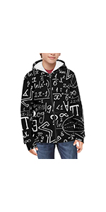 math formula boys hoodies