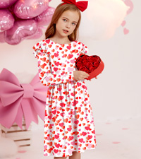 Girls Valentines Dress