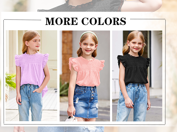 short sleeve shirts for girls