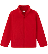 girl red jacket