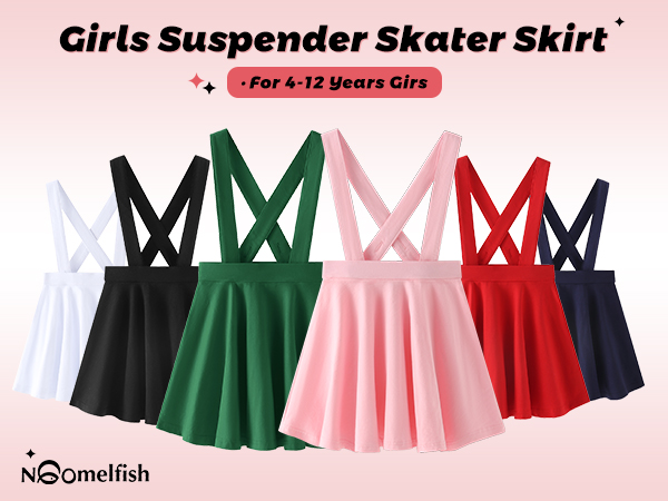 girls suspender skirt