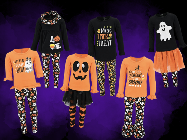 Halloween, outfit, leggings, girls, skirt, october, pumpkin, fall