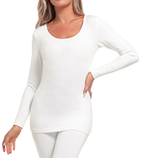 Womens Thermal Underwear Long Sleeve Base Layer Lightweight Shirts Tops