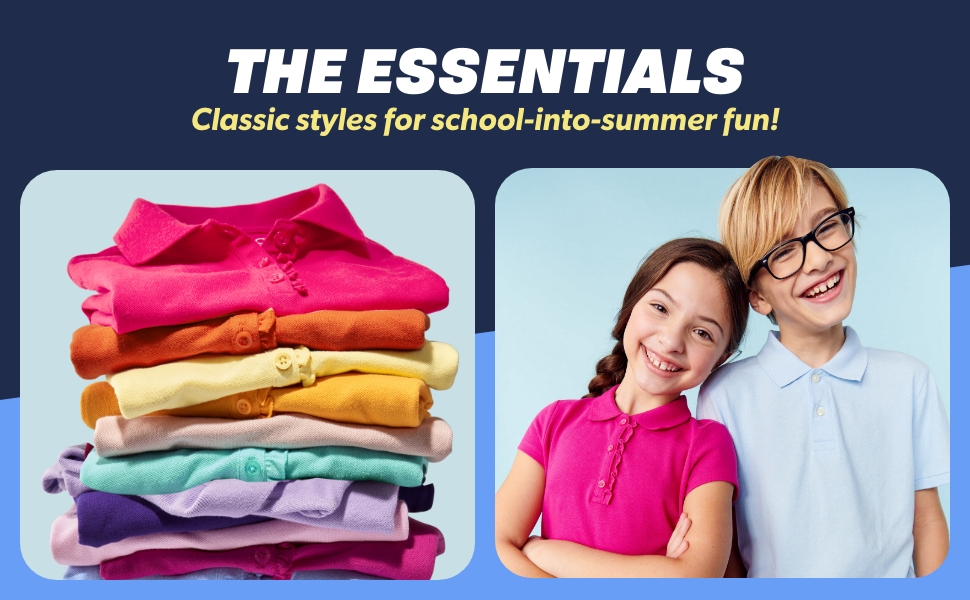 the children''s place uniform essentials for school and summer fun