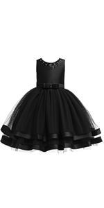 Flower Girls Ruffles Vintage Sequins Dresses