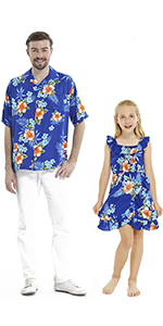 Hawaii Hangover Ruffle Dress Matching Sets