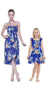 Hawaii Hangover Ruffle Dress Matching Sets