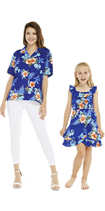 Hawaii Hangover Ruffle Dress Matching Sets