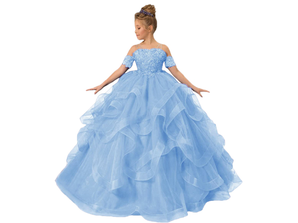 pageant dresses for girls tulle flower girl dress girls wedding party dress first comunion dress