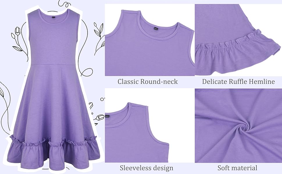 girls purple dress