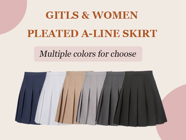 tennis skirts for women black mini pleated skirt